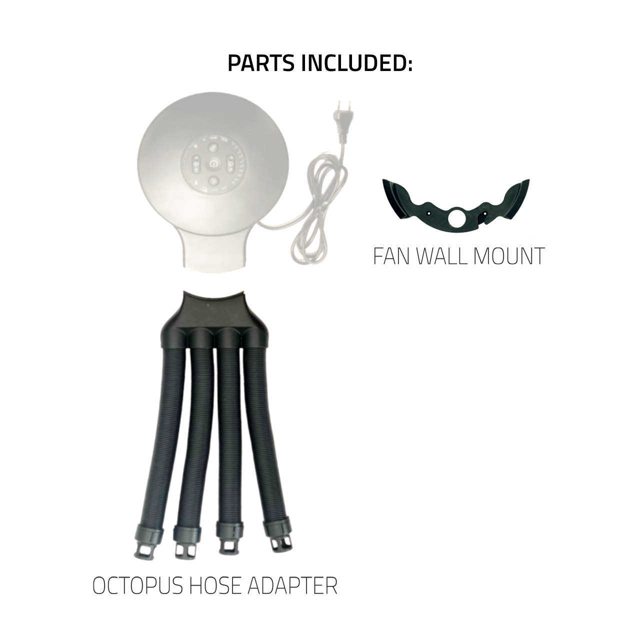 Octopus Adapter Schwarz